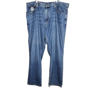 Cinch White Label Relaxed Fit Straight Lef Denim Blue Jeans Mens Size 44x34